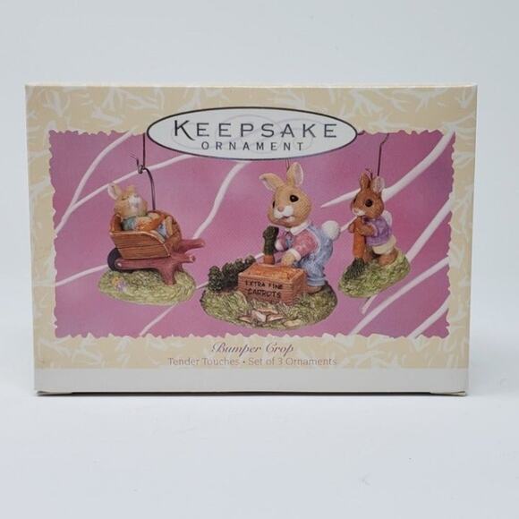 1997 Hallmark Bumper Crop Springtime Holiday Eastern Handcrafted Ornament - Picture 1 of 6